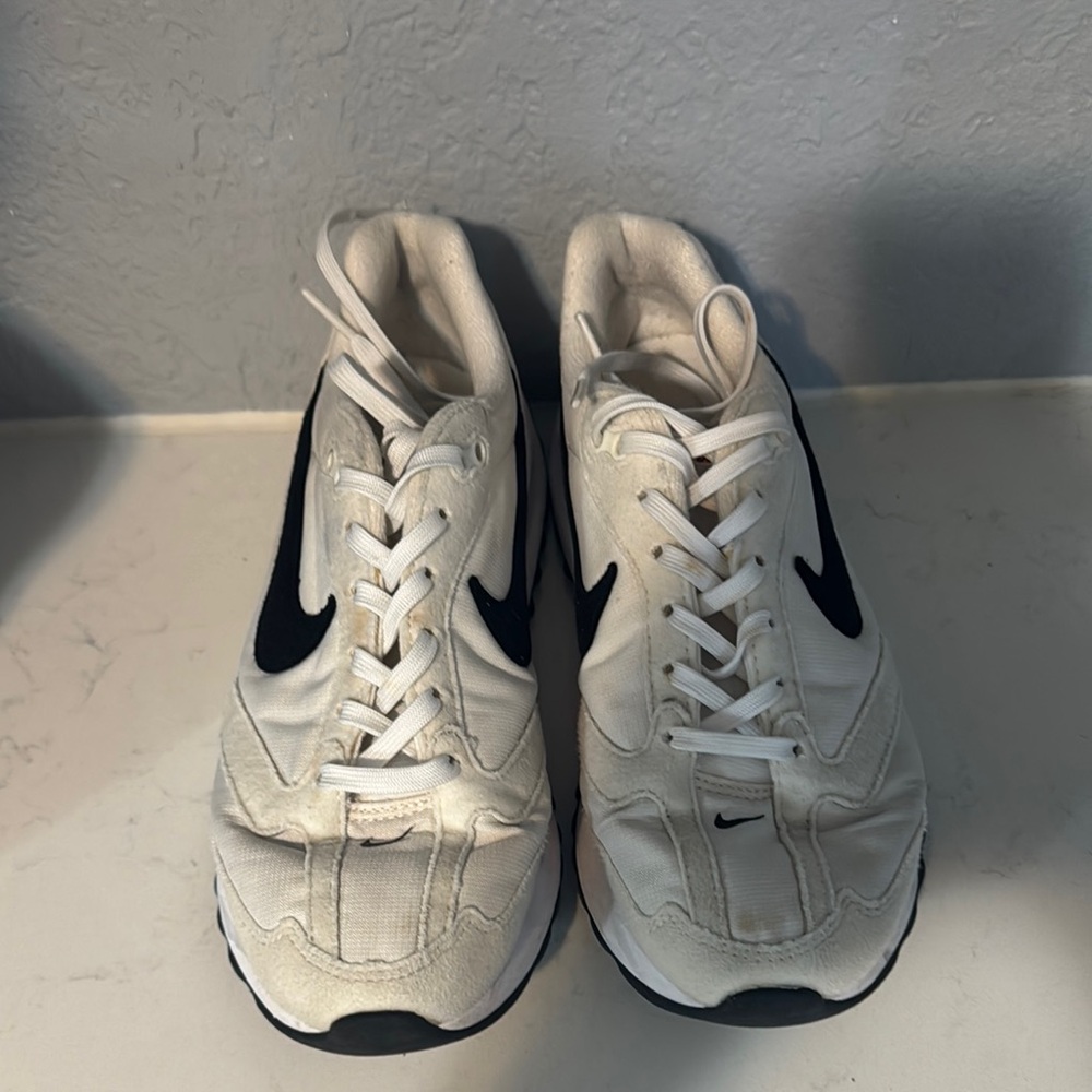 Nike Classic White Sneakers with Black Accents